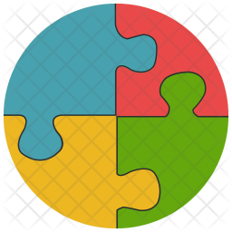 256x256 Puzzle Icon Of Flat Style