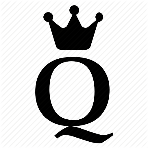 512x512 Alphabet, Crown, English, Letter, Q, Royal Icon
