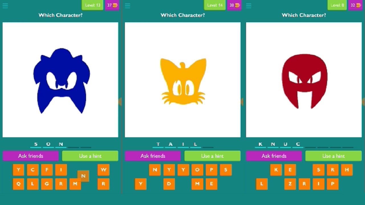 Sonic Icon Quiz App 1280x720 Sonic Icon Quiz App