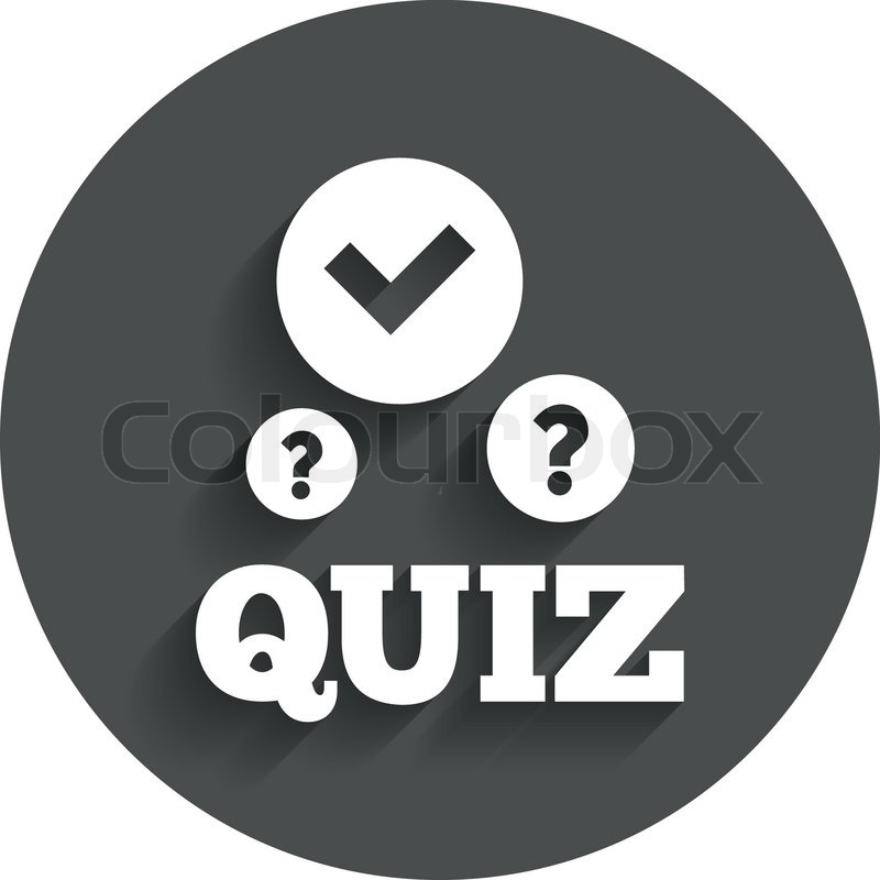 800x800 Quiz With Check And Question Marks Stock Vector Colourbox