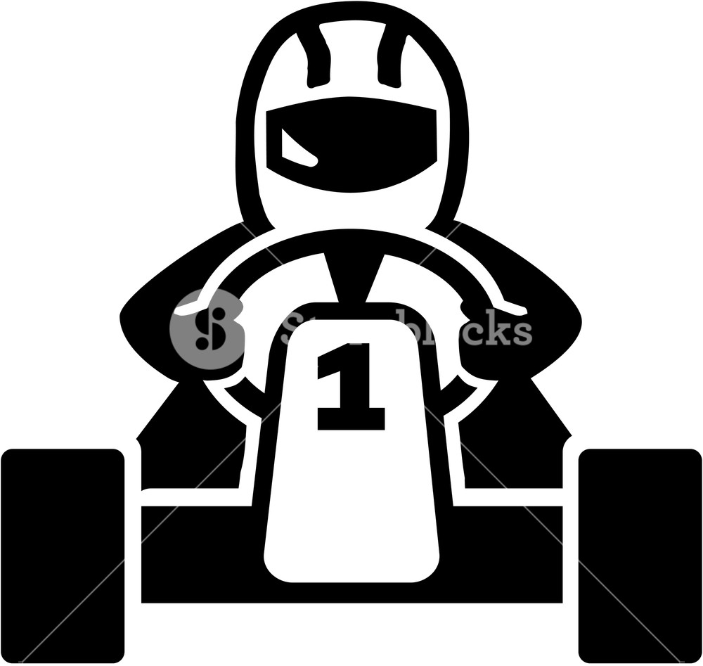 1000x947 Kart Racer Icon Racing Royalty Free Stock Image