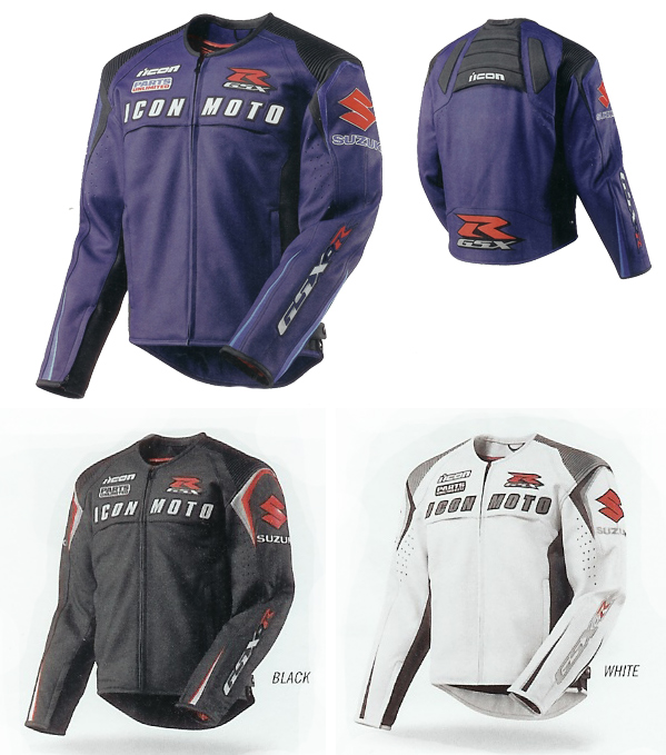 599x679 Icon Automag Suzuki Leather Jacket