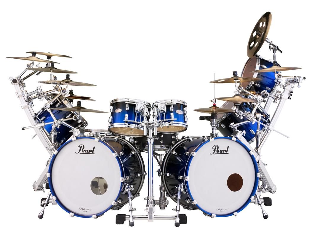 1080x800 Pearl Drums On Twitter Reference Series In An Ultra Blue Fade