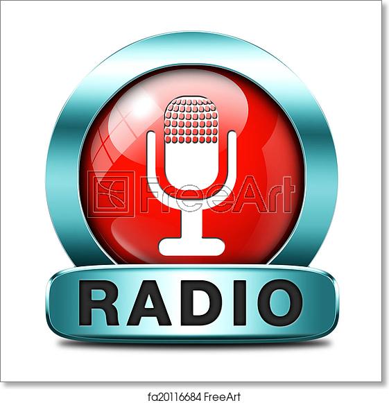 561x581 Free Art Print Of Radio Icon Radio Live Stream On Air Listen