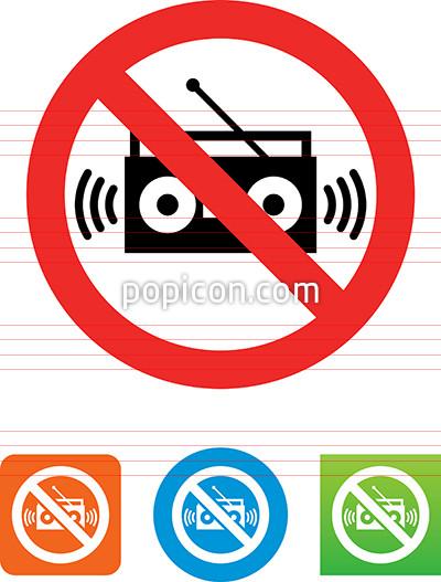 400x527 No Radios Icon