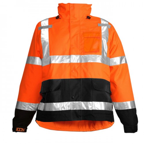 500x500 Tingley Icon Rain Jacket Orange Class Waterproof Breathable