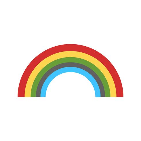 490x490 Rainbow Vector Icon