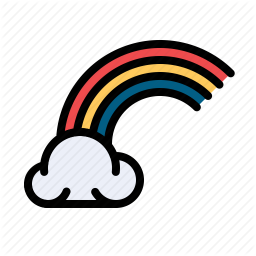 512x512 Celebrate, Cloud, Colorful, Ireland, Irish, Rainbow Icon