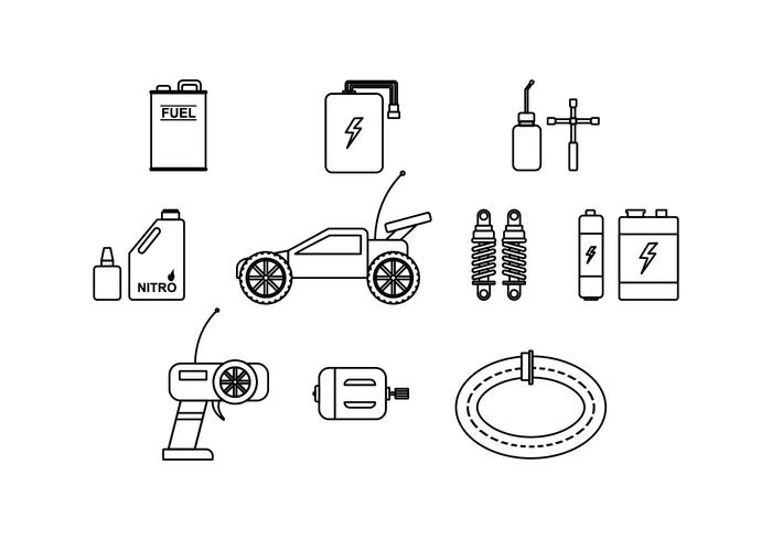 700x490 Rc Car Icon Vector Stock Images