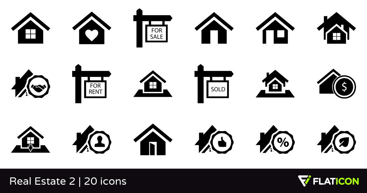 1200x630 Real Estate Free Icons