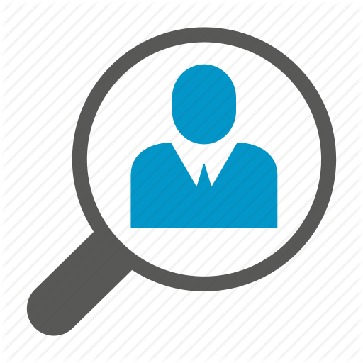 512x512 Human Resource, Magnifier, People, Recruiting, Recruitment Icon