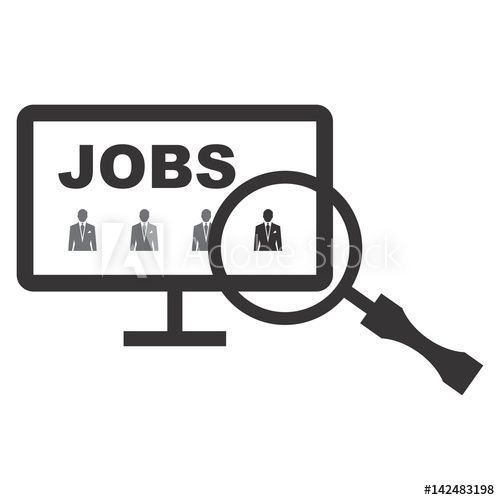 500x500 Job Vacancy Icon Recruitment Business Search Find Employment