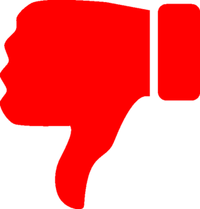 Thumbs Down Icon Red Hi Free Images 286x300 Thumbs Down Icon Red Hi Free Images