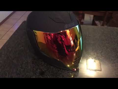 480x360 Icon Airflite Helmet Rst Red Visor