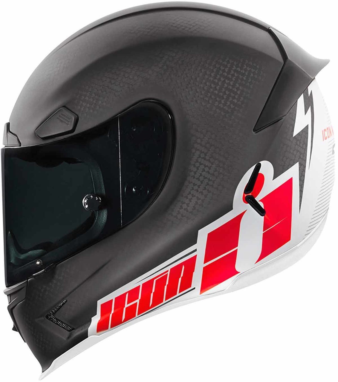 1131x1280 Icon Airframe Pro Flash Bang Carbon Helmet Blackred