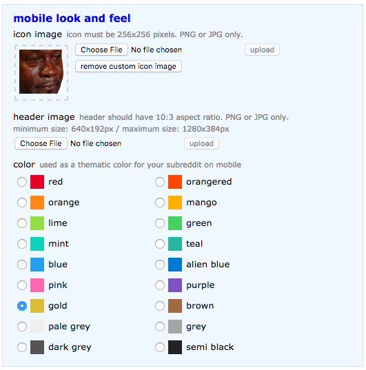 531x537 How To Make Use Of The Mobile Icon And Header In Your Subreddit