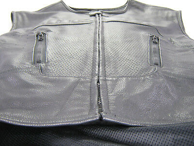 400x300 Mens Icon Black Leather Regulator Motorcycle Racing Riding