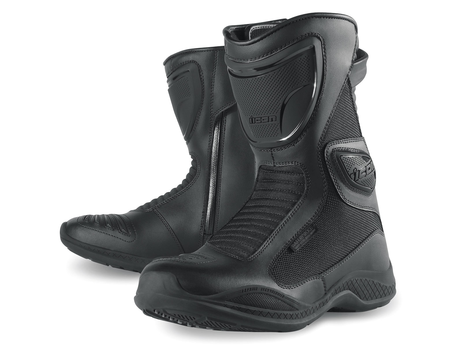 1600x1200 Cr Tested Icon Reign Waterproof Boots Motorcycle Cruiser