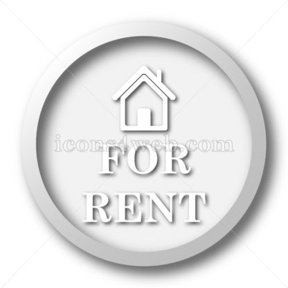 416x416 For Rent White Icon For Rent White Button