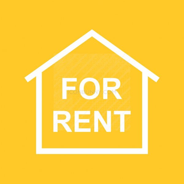 600x600 For Rent House Line Multicolor Bg Icon