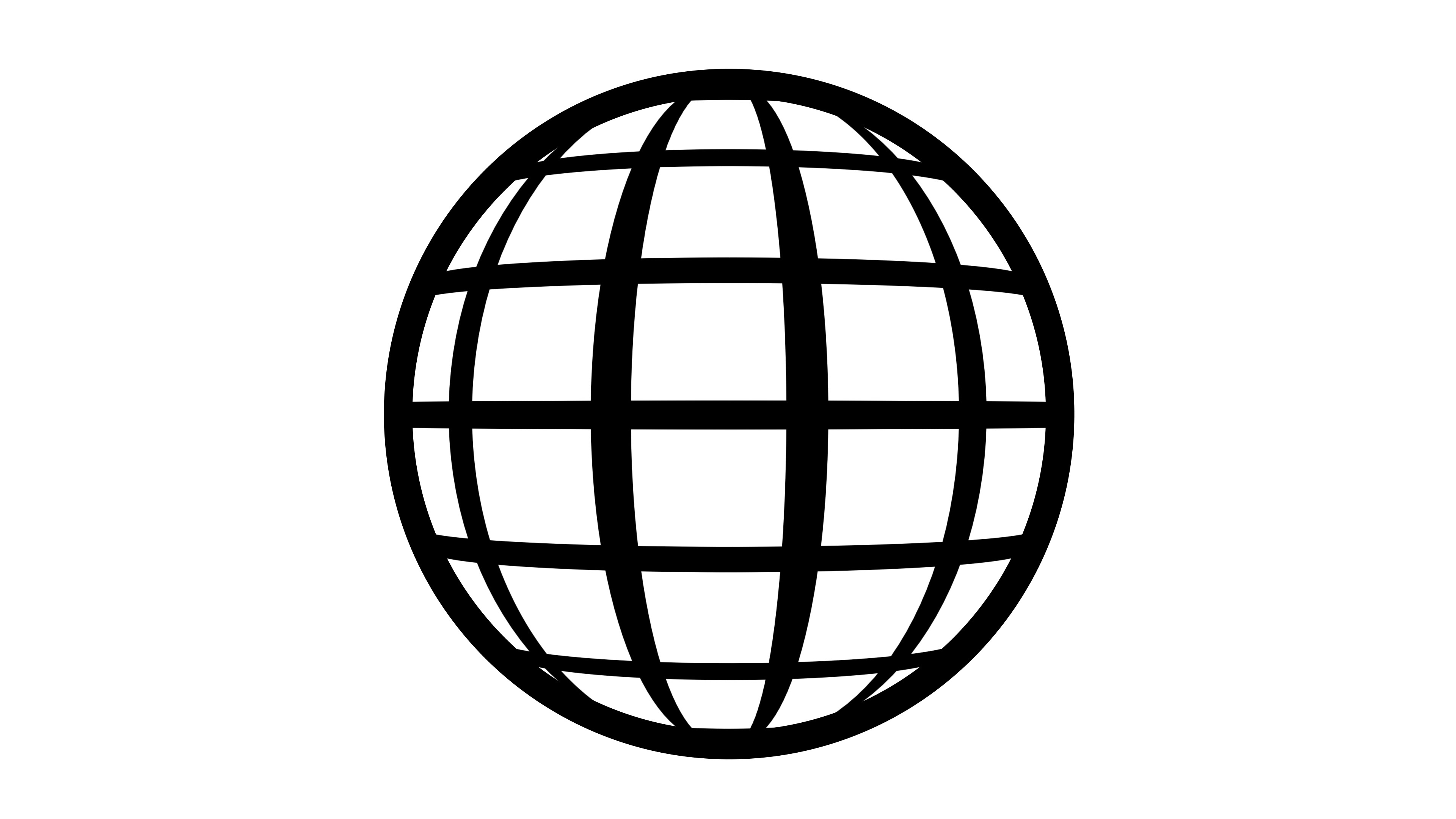 3840x2160 Globe Icon Parallels And Meridians Hi Res