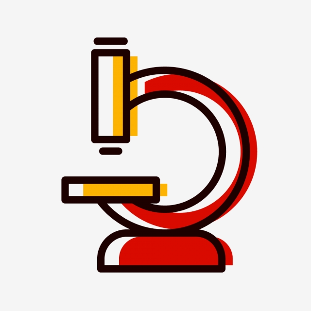 640x640 Vector Microscope Icon, Research Icon, Equipment, Experiment Png