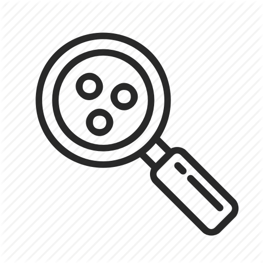 512x512 Germs, Laboratory, Magnifier, Research, Science Icon