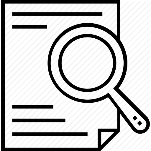 512x512 Analysis, Case Studies, Magnifier, Marketing, Research Icon