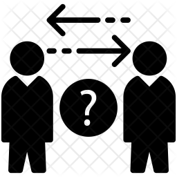 256x256 Conflict Resolution Icon Of Glyph Style