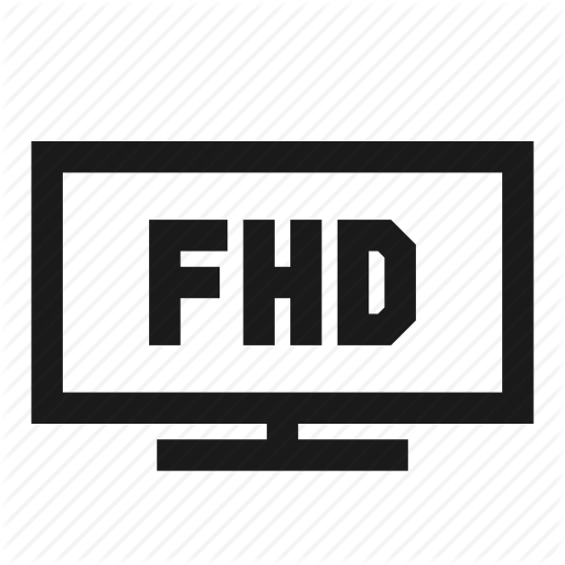 512x512 Full, Hd, Resolution, Screen, Smart, Tv Icon
