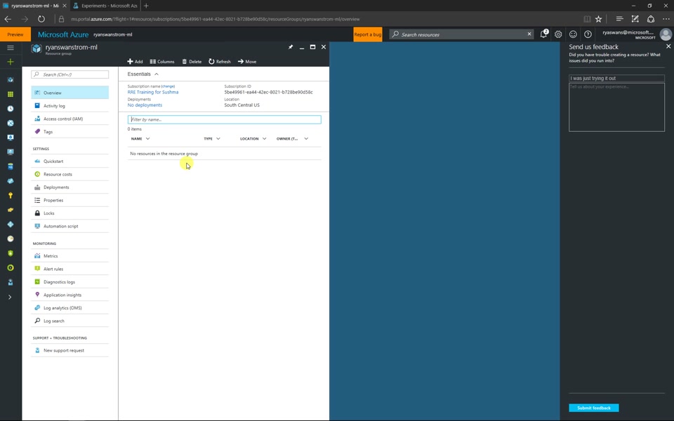 960x600 Creating A Resource Group With Azure Cortana Intelligence