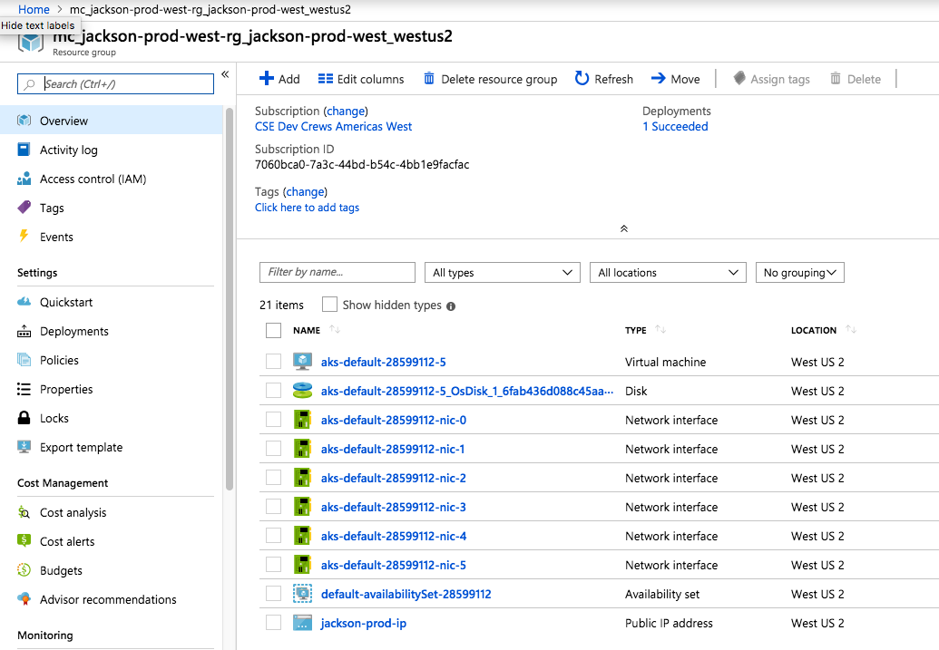 1035x717 Multiple Clusters West Public Ip Address Gets Provisioned