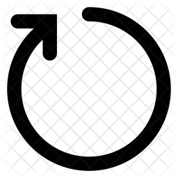 256x256 Restart Icon Of Glyph Style