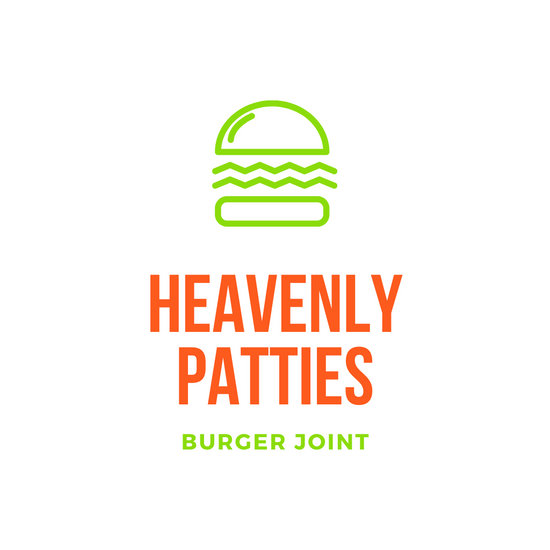 Colorful Burger Icon Restaurant Logo 550x550 Colorful Burger Icon Restaurant Logo