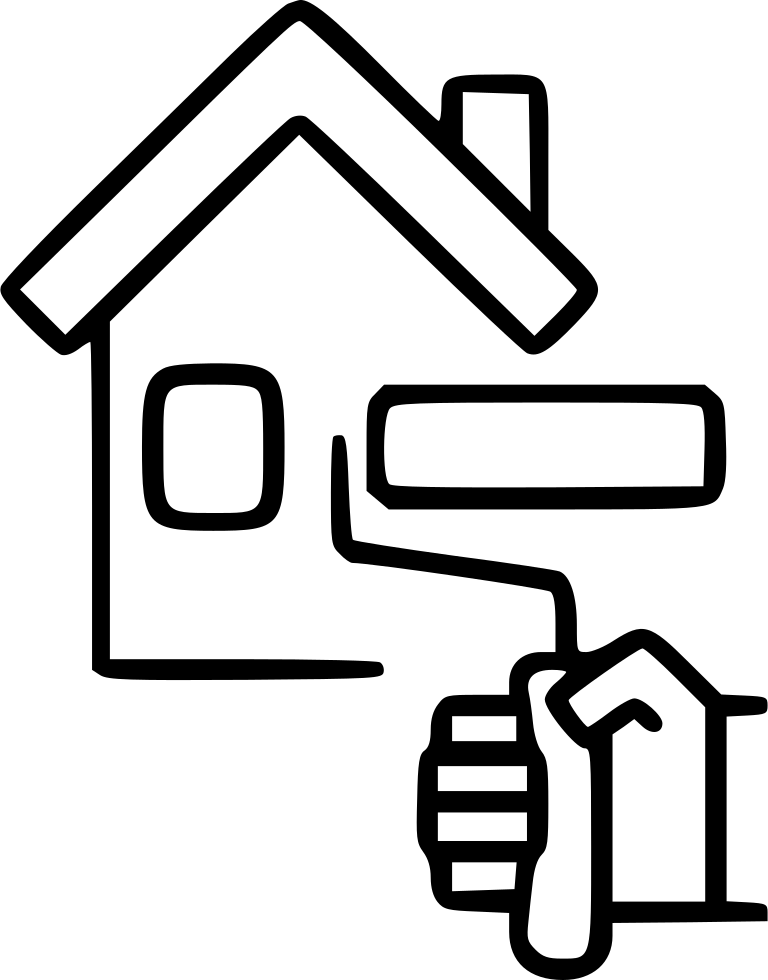 768x980 House Painting Work Painter Restoration Renovation Repair Png