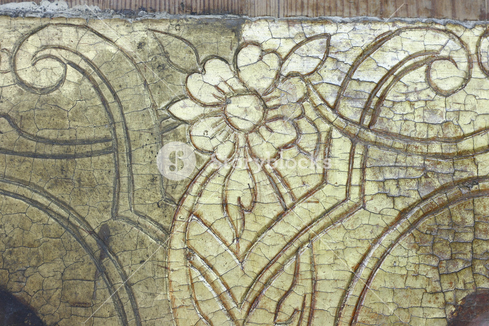 1000x667 Gold With Carvings On The Old Icon Restoration Of The Icon, Gold