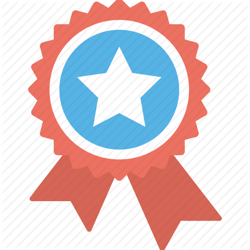 512x512 Award Badge, Badge, Quality Symbol, Reward, Ribbon Badge Icon