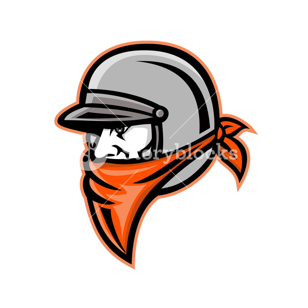 Mascot Icon Illustration Of Head Of A Male Outlaw Biker 1000x1000 Mascot Icon Illustration Of Head Of A Male Outlaw Biker