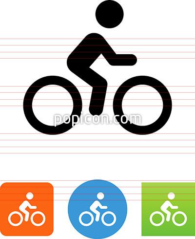 Bicycle Rider Icon 400x489 Bicycle Rider Icon