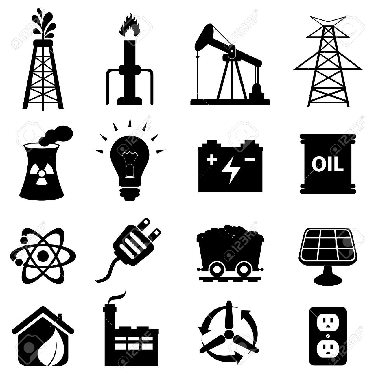 1300x1300 Oil Rig Clipart Icon