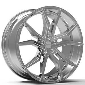 300x300 Staggered Paragon Wheels Rosso Icon Chrome Rims Ebay