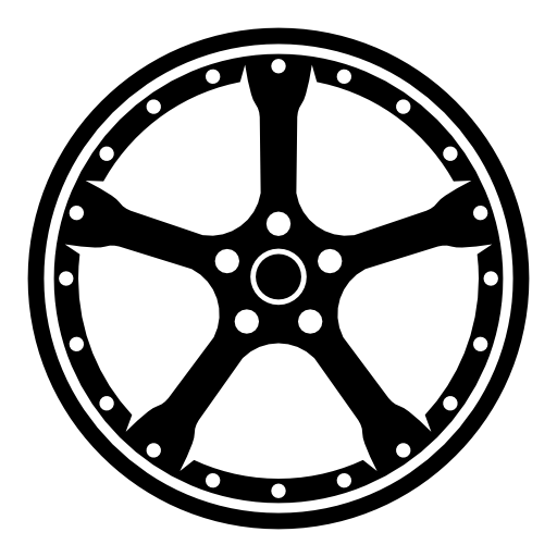 512x512 Ornamental, Rim, Transport, Tire, Tyre, Wheel Icon