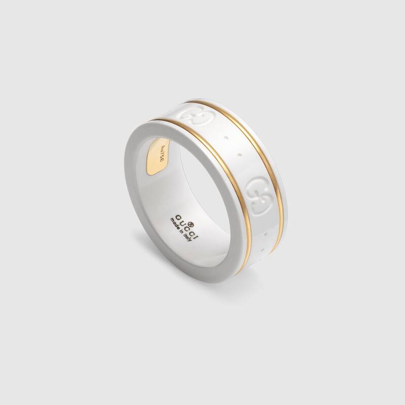 800x800 Yellow Gold And White Icon Ring In Yellow Gold Us