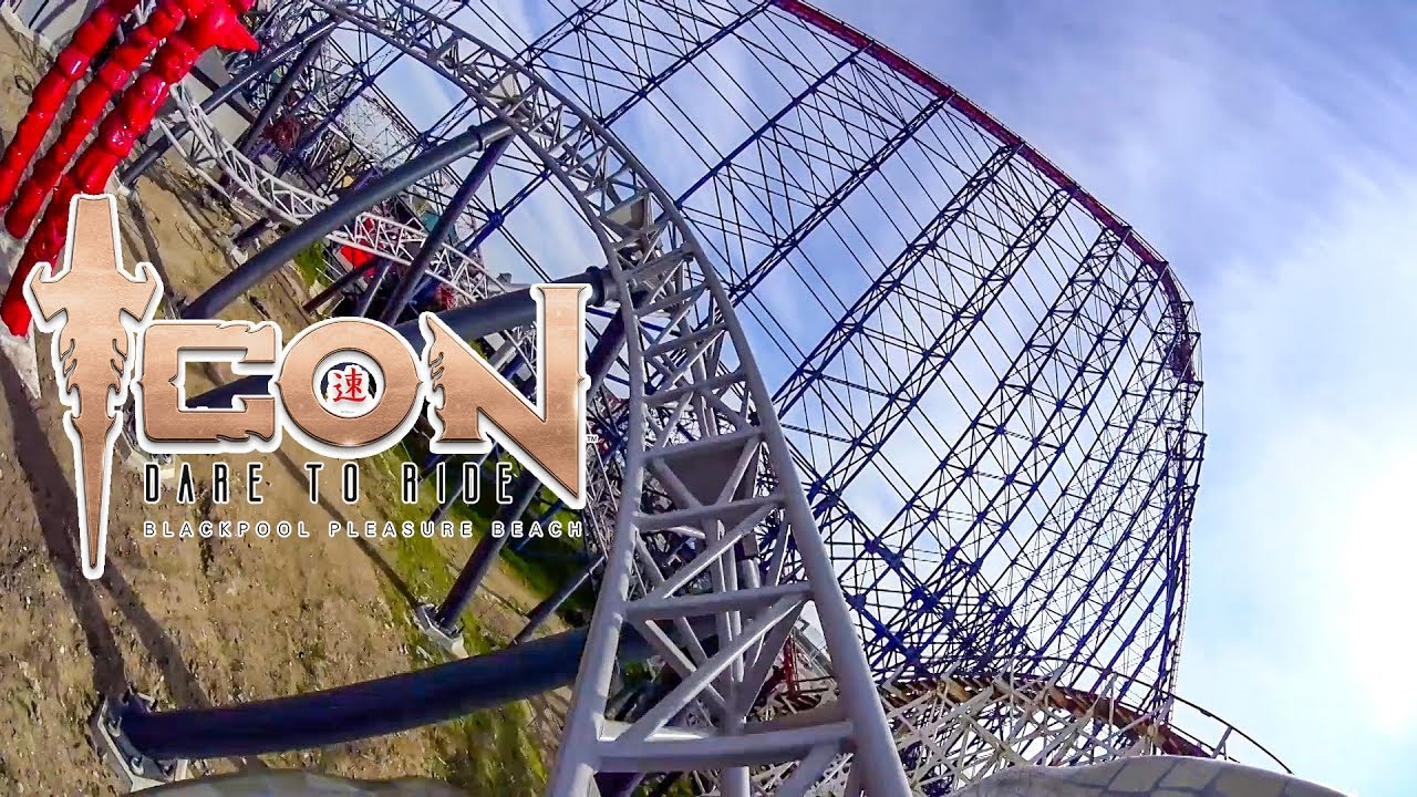 1280x720 Icon Roller Coaster Front Seat Pov Blackpool Pleasure Beach New