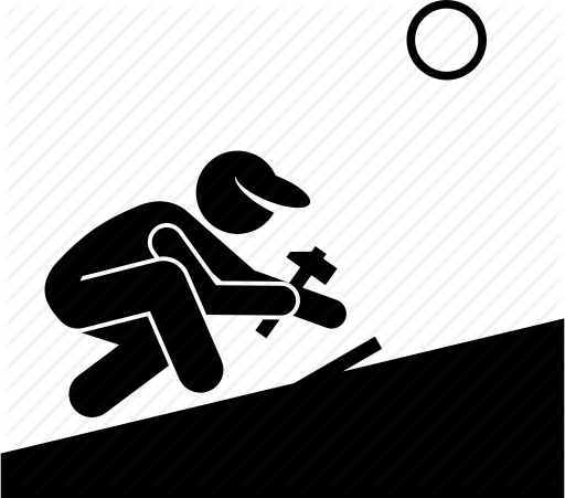 512x451 Fix, Fixing, Man, Repair, Roof, Roofer, Roofing Icon