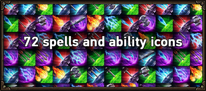 Rpg Spells Icons 720x320 Rpg Spells Icons