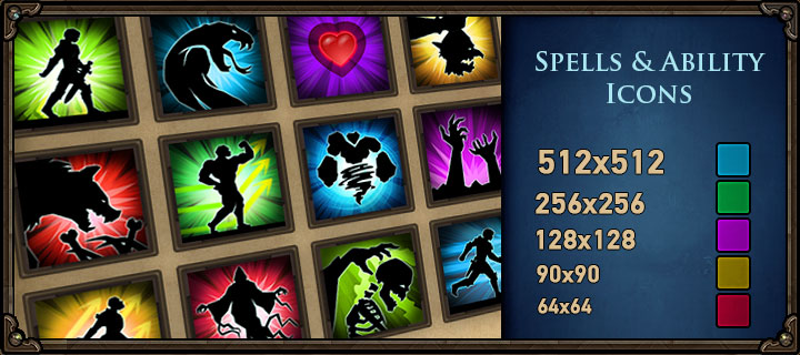 Rpg Spells And Ability Icons 720x320 Rpg Spells And Ability Icons