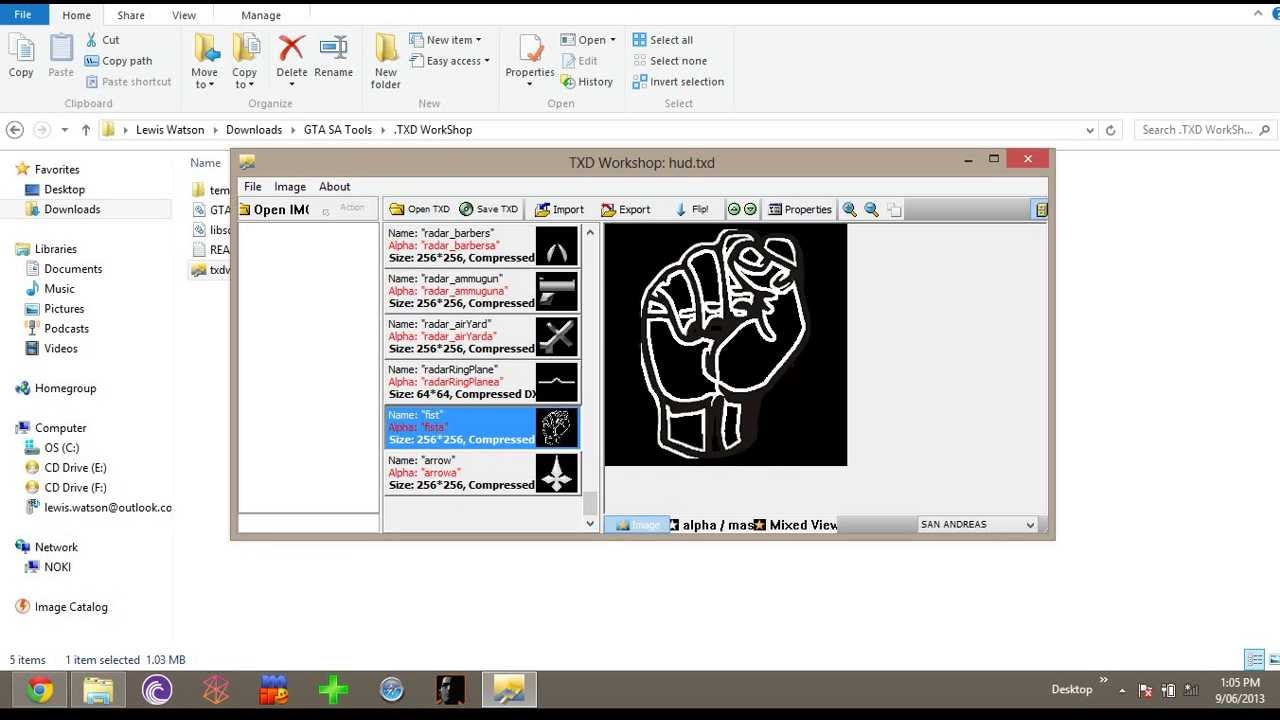 1280x720 Gta Sa How To Install Crosshair, Radar Disc Or Fist Icon Mods
