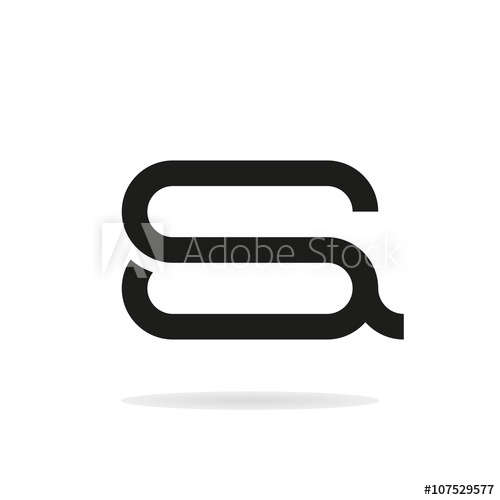 500x500 Unusual Minimalistic Monogram S And A Business Logo Template S