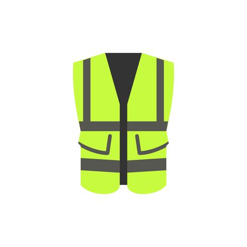 490x490 Safety Vest With Pocket Flat Icon